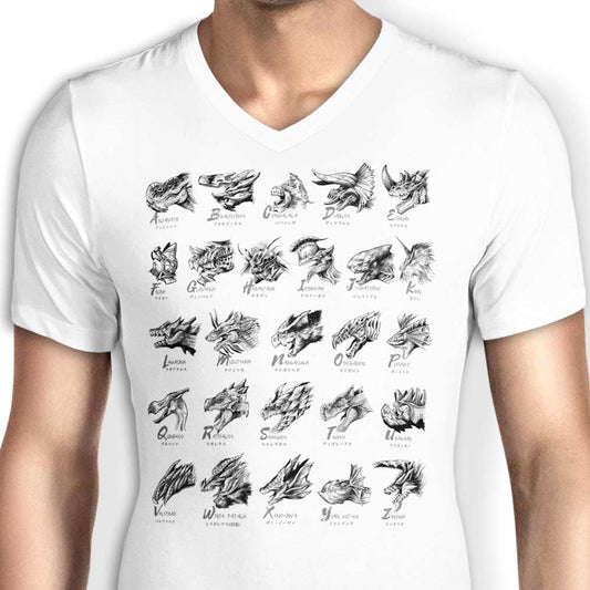 Monsterpedia - Men's V-Neck