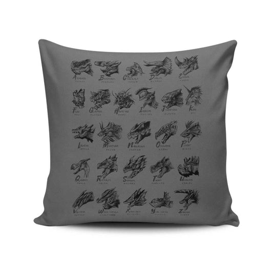 Monsterpedia - Throw Pillow