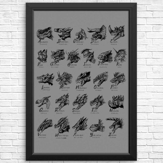 Monsterpedia - Posters & Prints