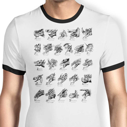 Monsterpedia - Ringer T-Shirt