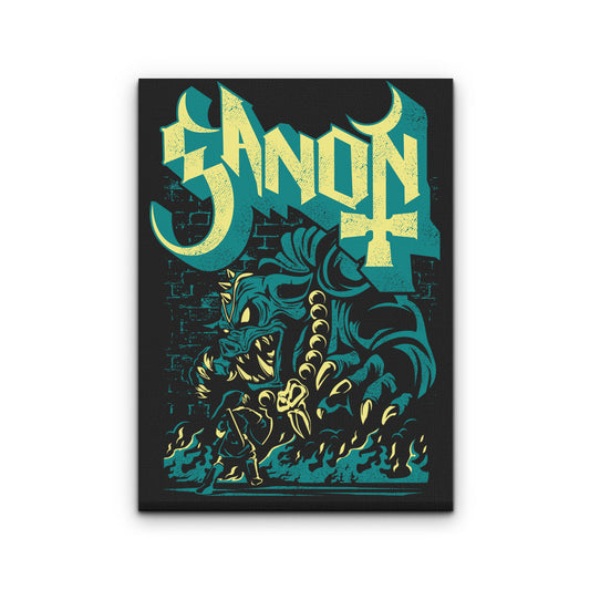 Monstrous Prince of Darkness - Canvas Print