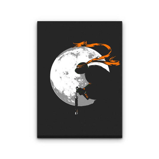 Moon Nunchaku - Canvas Print