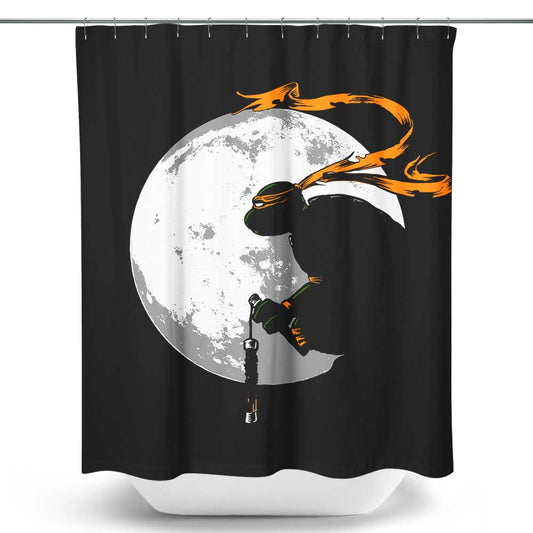 Moon Nunchaku - Shower Curtain
