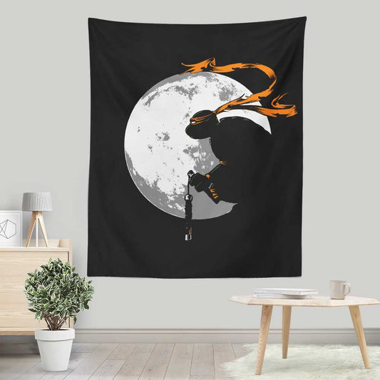 Moon Nunchaku - Wall Tapestry