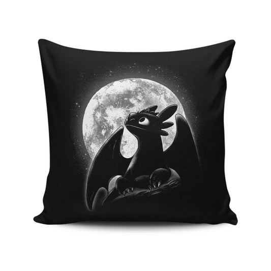 Moonlit Dragon - Throw Pillow