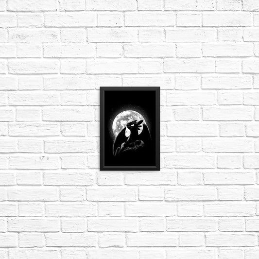 Moonlit Dragon - Posters & Prints