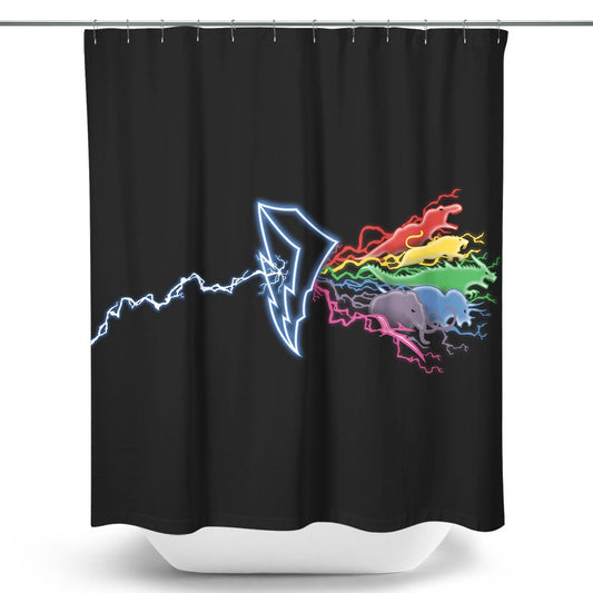 Morphin' Side of the Zords - Shower Curtain