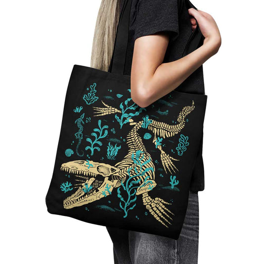 Mosasaurus Fossils - Tote Bag