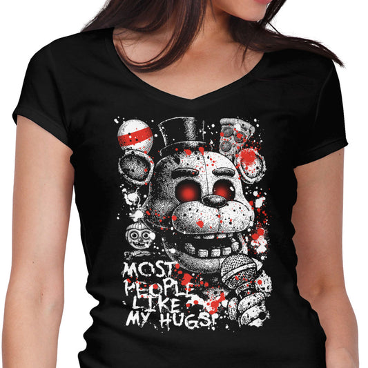 Most People Like My Hugs - Women's V-Neck