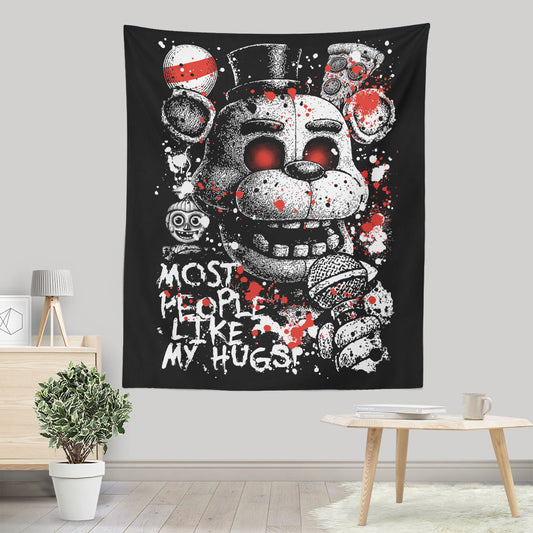 Most People Like My Hugs - Wall Tapestry