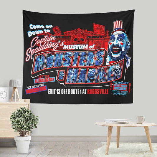 Museum of Monsters and Madmen - Wall Tapestry