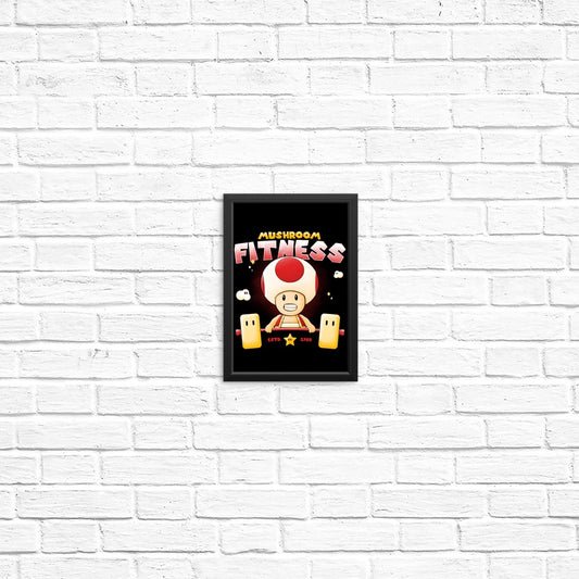 Mushroom Fitness - Posters & Prints