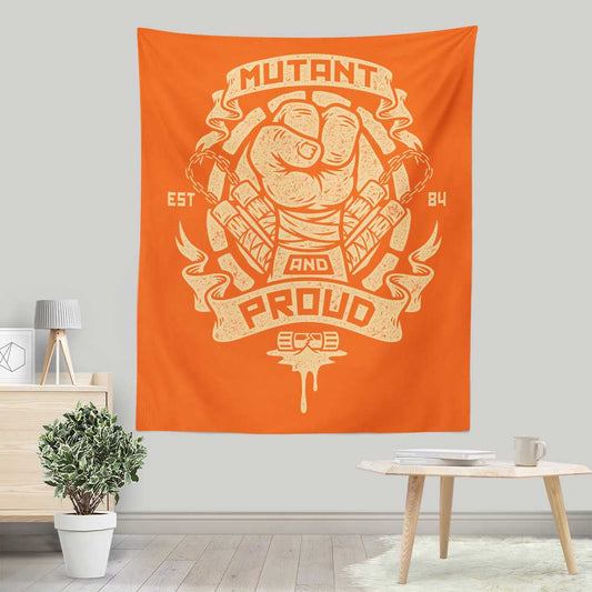 Mutant and Proud: Mikey - Wall Tapestry