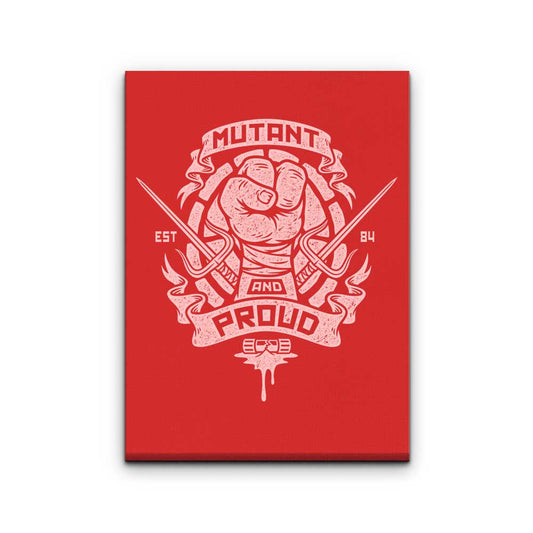 Mutant and Proud: Raph - Canvas Print