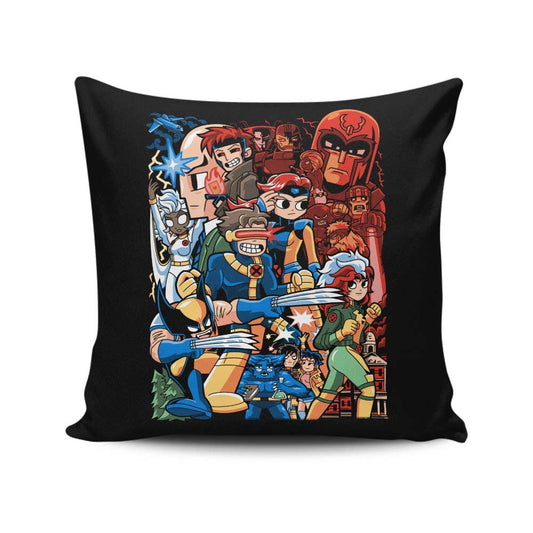 Mutant Pilgrim - Throw Pillow