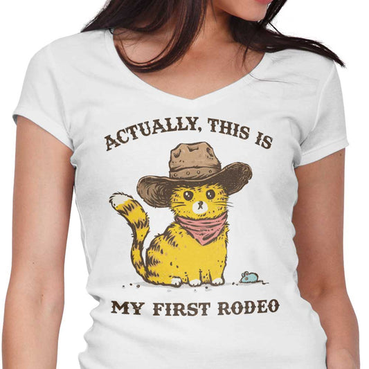 My First Rodeo - Women's V-Neck