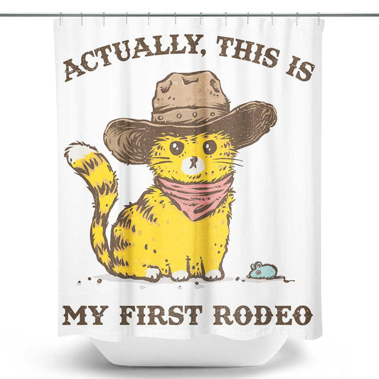 My First Rodeo - Shower Curtain