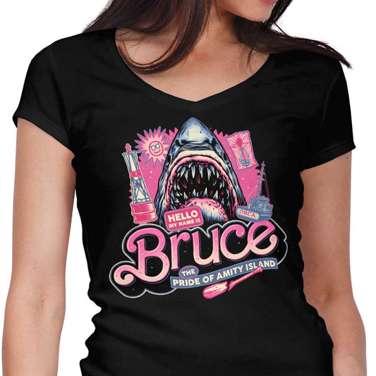 My Name is Bruce - Women's V-Neck