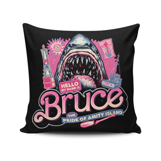 My Name is Bruce - Throw Pillow