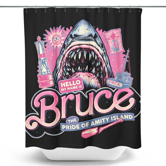 My Name is Bruce - Shower Curtain