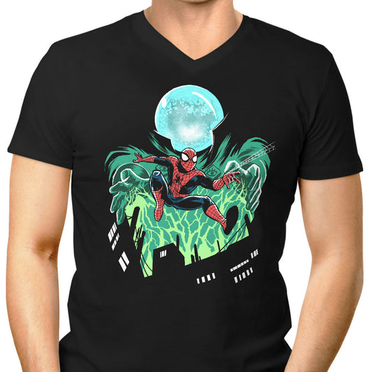 Mysterious Spider - Men's V-Neck