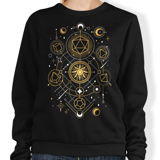 Mystical Dice Chart - Sweatshirt