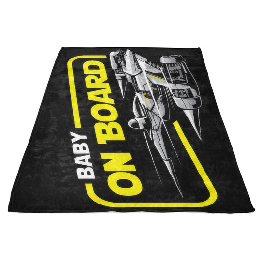 N1 Baby on Board - Fleece Blanket