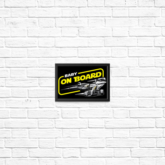 N1 Baby on Board - Posters & Prints