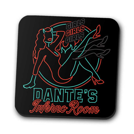 Neon Devil Girl - Coasters
