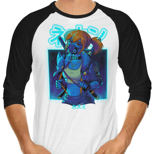 Neon Mist - 3/4 Sleeve Raglan T-Shirt