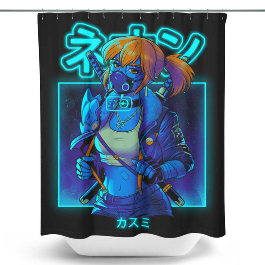 Neon Mist - Shower Curtain