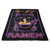 Neon Neko Ramen - Fleece Blanket