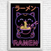 Neon Neko Ramen - Posters & Prints