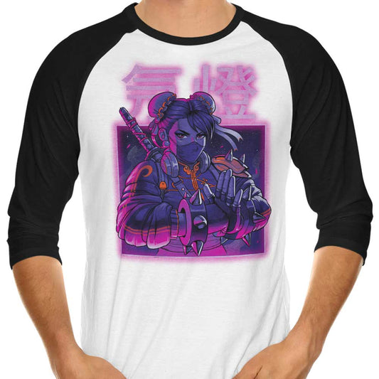 Neon Spring - 3/4 Sleeve Raglan T-Shirt