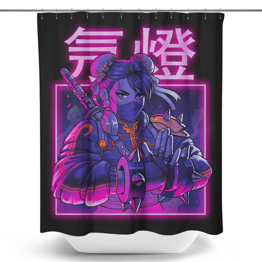 Neon Spring - Shower Curtain