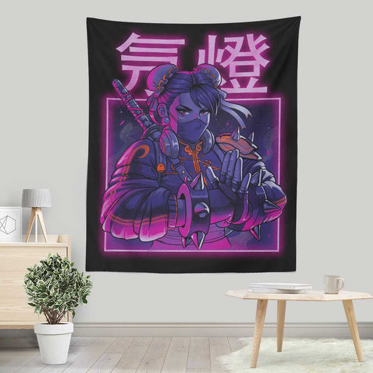 Neon Spring - Wall Tapestry
