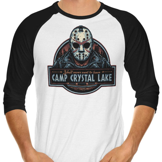 Never Leave the Camp - 3/4 Sleeve Raglan T-Shirt