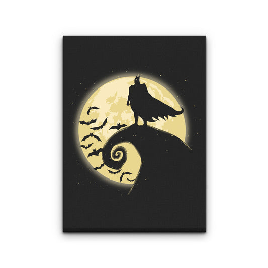 Nightmare Before Batmas - Canvas Print