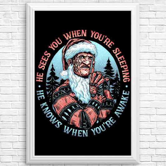 Nightmare Santa - Posters & Prints