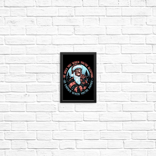 Nightmare Santa - Posters & Prints