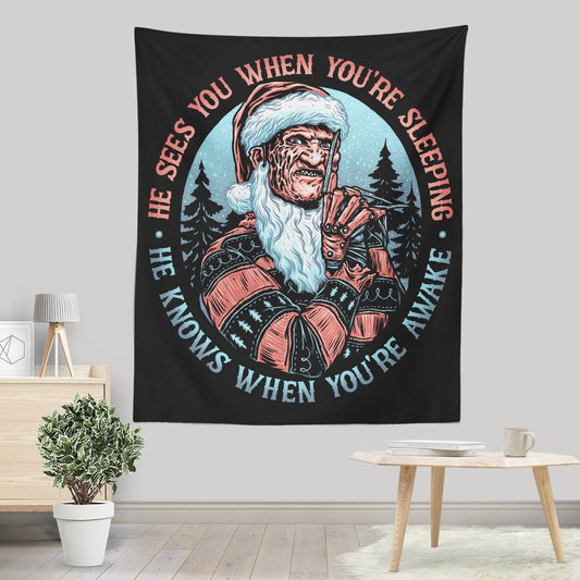 Nightmare Santa - Wall Tapestry