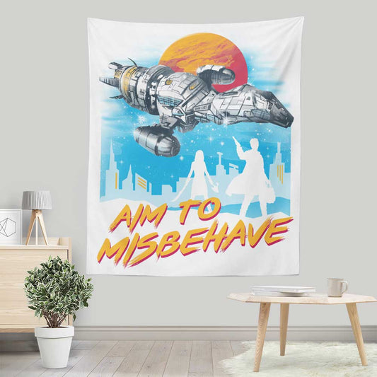 No More Running - Wall Tapestry