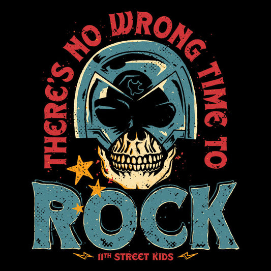 No Wrong Time to Rock - Shower Curtain