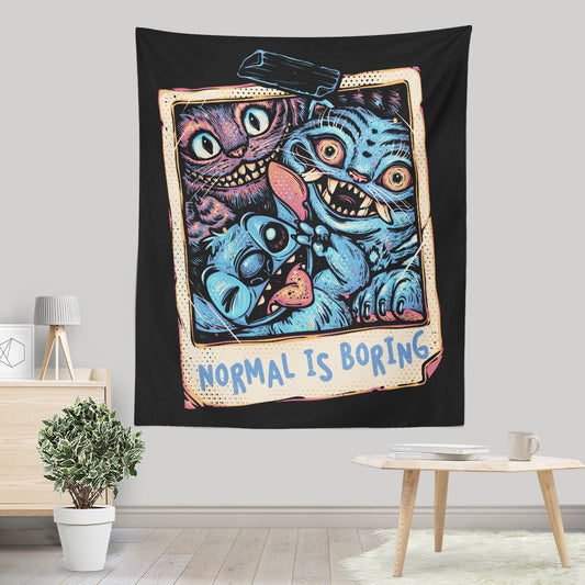Normal is Boring - Wall Tapestry