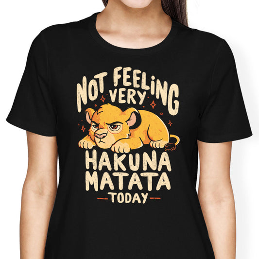 Not Feeling It - Women's Apparel