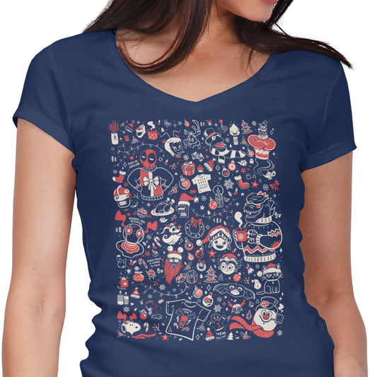 OUAT Doodles (December 2024) - Women's V-Neck