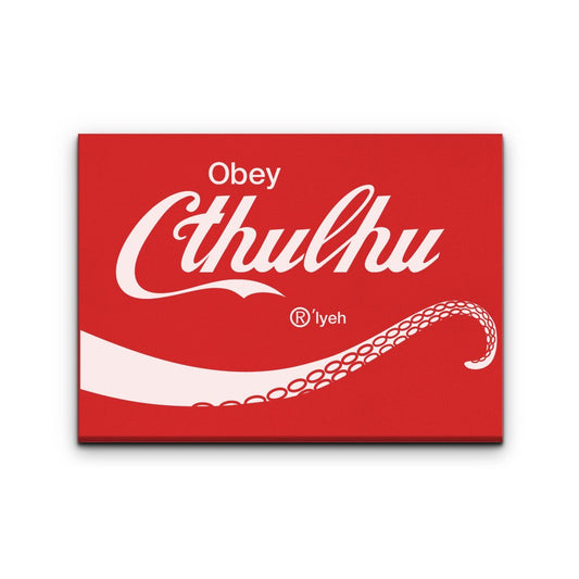 Obey Cthulhu - Canvas Print