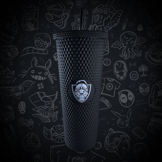 Matte Black Studded Tumbler (October 2023)