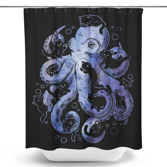 Octopurr - Shower Curtain