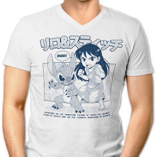 Ohana Manga - Men's V-Neck